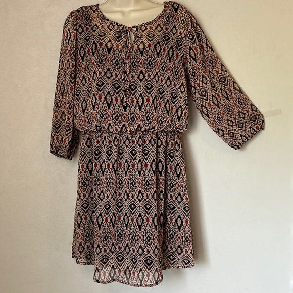 BE BOP | SHEER MINI DRESS | LG | LINED - Picture 1 of 11